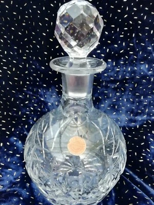 Vintage Webb Corbet Grade B Lead Crystal Port Decanter Georgian Cut Glass - Image 1 of 4
