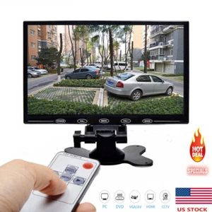 7"/9"/10" CCTV Monitor HDMI LCD PC Screen AV RCA VGA 1080P for Raspberry Pi DSLR - Picture 1 of 18