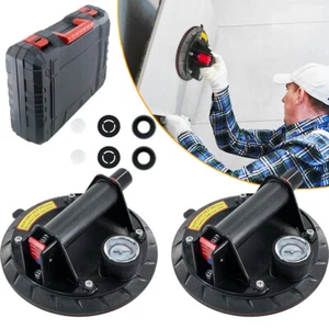 Saugheber Glassauger mit Manometer  Fliesen Glasheber Fliesenheber Plattenheber - Zdjęcie 1 z 12