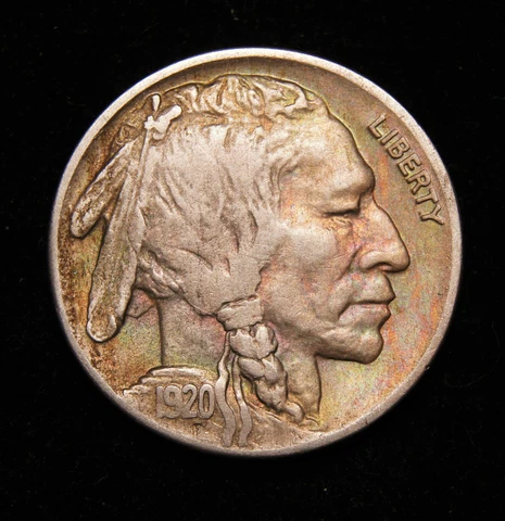 1920-D Buffalo Nickel, Better Date! XF-AU Cover