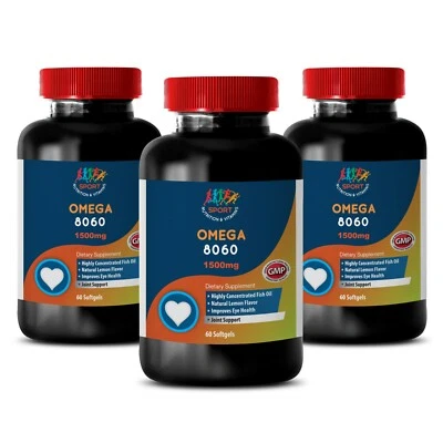 Relieving  - OMEGA 8060 3000mg - Triple Strength Fish Oil 3B - Image 1 of 4