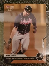 Adam Duvall 2020 Topps Now Road To Opening Day 3 HR Bonus #ODB-7 BRAVES - SP/449