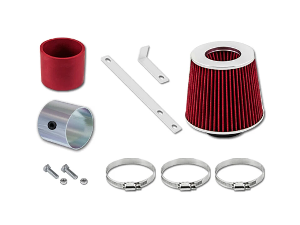 For 96-01 Kia Sephia 02-05 Sedona 01-06 Optima GSP Red Short Ram Air Intake Kit Foto 1 de 1