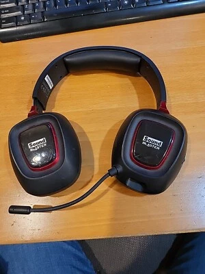 Creative Sound Blaster Tactic3D Rage Gaming Headset GH0230 TESTED AND WORKS READ - Image 1 of 4