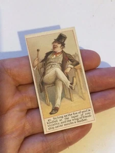 DICK SWIVELLER Dickens Gallery Cope Bros Zigarettenkarte #47 Reprint ALT KURIOSIT - Bild 1 von 4