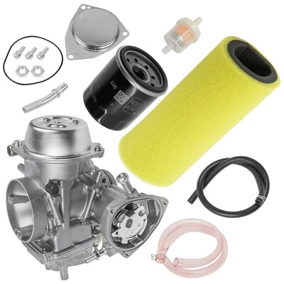 Caltric Air Filter Kit With Carburetor For Yamaha Rhino 660 YXR660 2004-2006 - Image 1 of 4