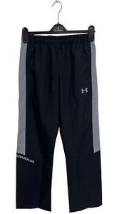 Under Armour Boy's Black And Gray Loose Fit Elastic Waist Track Pants Size YLG - Picture 1 of 12