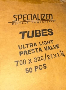 Specialized 700 x 32 / 27 1 1/4 Presta Valve Tubes (50 pieces) made in JAPAN 50x - Picture 1 of 3