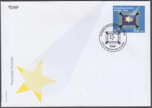 CROATIA Sc # 544 FDC - EUROPEAN BOXING CHAMPIONSHIPS in PULA - Picture 1 of 1