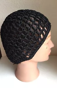 Hair Nets Crochet Hairnet Snood Cap Hat Sleeping Hairnet MEN/WOMEN'S HANDMADE - Picture 1 of 72