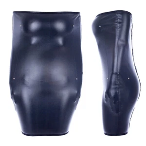 Off Shoulder Mummy-Style Bondage Restraint Dress with Upper Arm Restraint Pouch - Picture 1 of 9