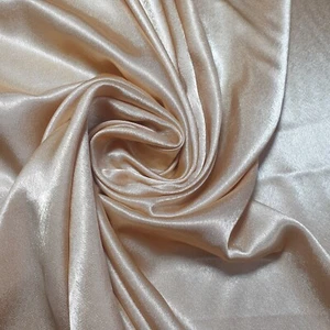 Crepe Back Dress GOLD Satin Material Craft Drape Decor Fabric 58" Meter - Picture 1 of 2