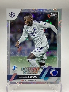 TOPPS UEFA CLUBES COMPETITIONS 2022/23 1a EDICIÓN STARBALL MOHAMED DARAMY - Imagen 1 de 2