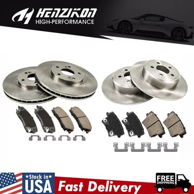 Rotores delanteros traseros de 12,60"" + pastillas de freno para Dodge Charger Challenger Magnum 300. Foto 1 de 4