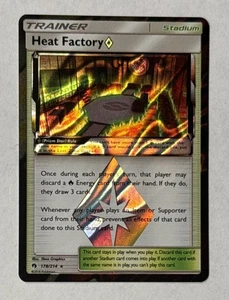 Heat Factory 178/214 Lost Thunder Prism Star Ultra Rare Holo Pokemon TCG - Picture 1 of 2