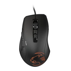 ROCCAT Gaming Mouse Kone Pure SEL Bulk Version Wired PVC Black/Black Light  4366 - Picture 1 of 4