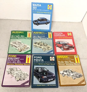 Paquete de manuales de auto Haynes Toyota Ford Mazda Nissan Austin Vauxhall - Imagen 1 de 6