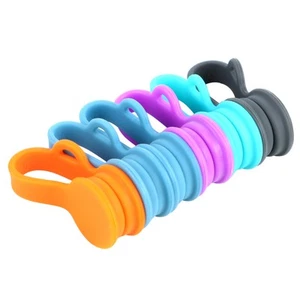 6pcs Kopfhörerhalter -Drahtanordnung fester Leitungsorganisator (Zufallsfarbe) - Afbeelding 1 van 12