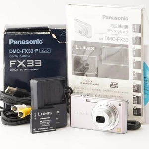 Panasonic LUMIX DMC-FX33 Pink Compact Digital Camera 7.2MP 3x Optical Zoom - Picture 1 of 9