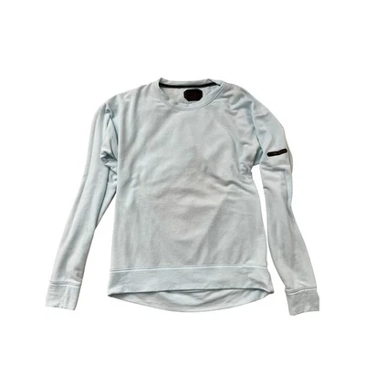 Under Armour Light Blue Open Back Crew Neck Sweatshirt Womens Size L - Image 1 of 4