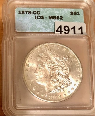 1878 Cc Morgan Dollar  - Image 1 of 2