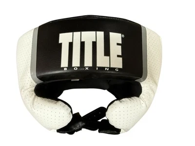 Title Boxing XL Boxing Headgear White/Black NEW - Image 1 of 4