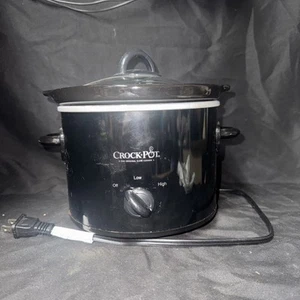 Crock Pot 2-Quart Small Black Classic Slow Cooker w/Lid SCR200-B - Picture 1 of 9