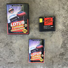 Lotus Turbo Challenge Sega Genesis CIB Complete Manual Box