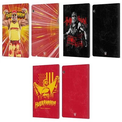 OFFICIAL WWE HULK HOGAN LEATHER BOOK WALLET CASE COVER FOR HUAWEI XIAOMI TABLET - Image 1 of 4