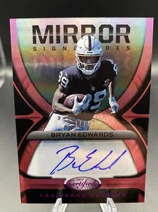 Bryan Edwards 2021 Panini Certified Pink Auto /40 Raiders - Picture 1 of 2