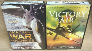 2 DVD SETS - AMAZING WAR MACHINES & VICTORY BY AIR - Documentary Series - Picture 1 of 11
