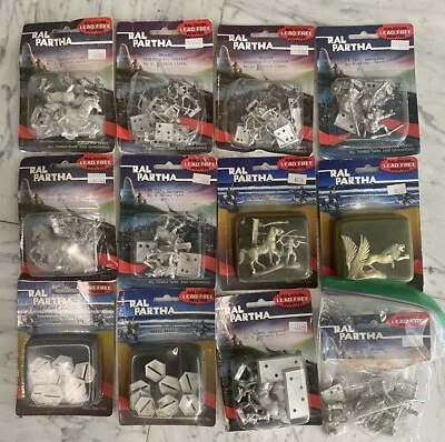 Miniatures - Ral Partha 12 Pieces / Blister Packs AD&D / Warhammer / Battletech - Image 1 of 2