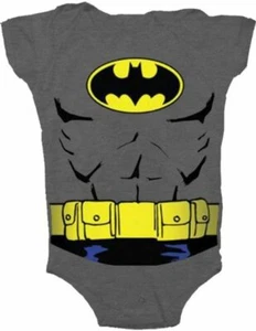 Infant Toddler Kids DC Comics Batman Uniform Halloween Comic Con Cosplay Costume - Picture 1 of 12