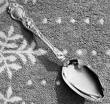 Vintage WALLACE Violet Sterling Serving Spoon, 8 1/4”
