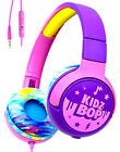Kidz Bop Wired Headphones for Kids | Microphone | 3.5mm Plug | Volume Limitin...