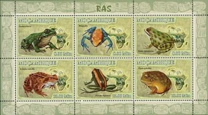 Frogs Stamp Dendrobatidae Mantella Gastrotheca Pyxicephalus S/S MNH #2957-2962 - Picture 1 of 12