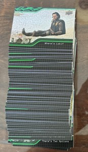 2023 Upper Deck Marvel Loki GREEN PARALLEL Near Complete  Set 83/90 (92%)