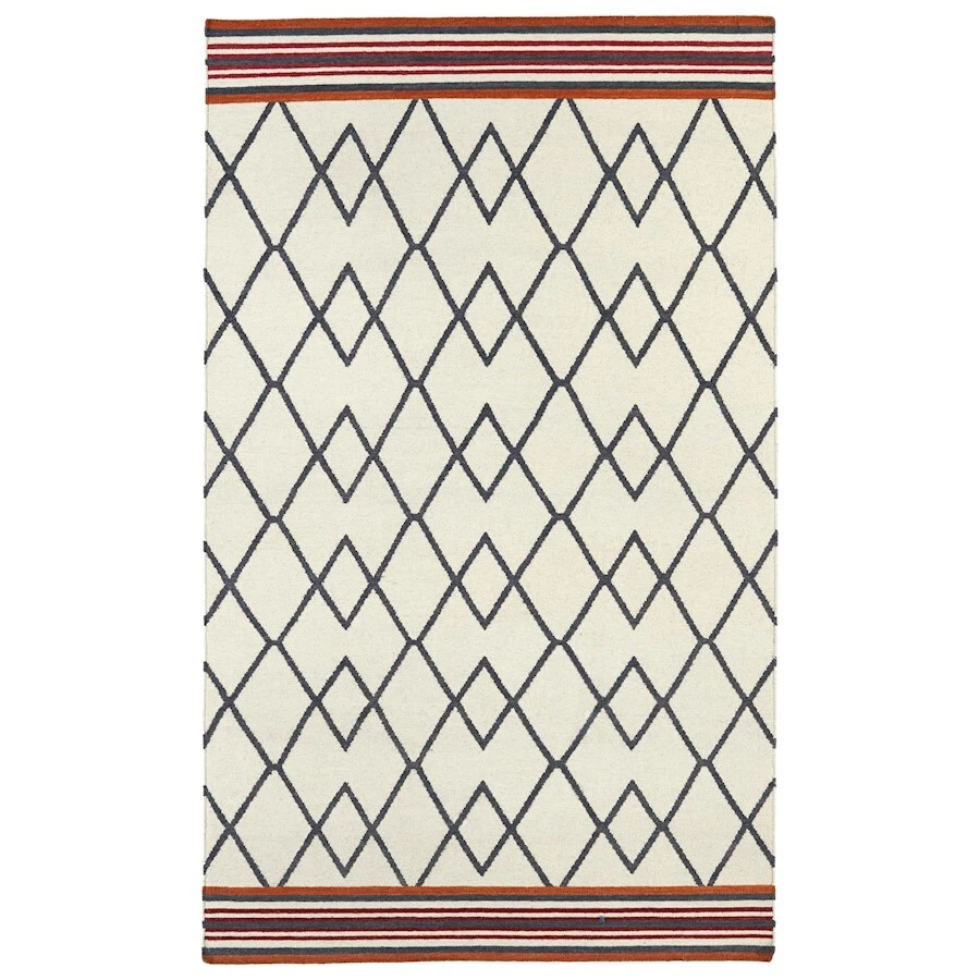 Kaleen Rugs Nomad Area Rug, Ivory, 3'6"x5'6" - NOM03-01-3656 - Image 1 of 1