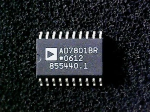 AD7801BR - Analog Devices Parallel Input, Voltage Output 8-Bit DAC (SOIC-20) - Picture 1 of 1