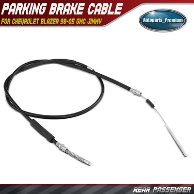 1x Rear Right Parking Brake Cable for Chevrolet Blazer 1998-2005 GMC Jimmy 98-01 - Image 1 of 4