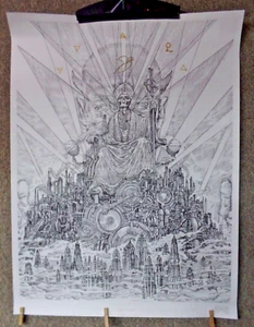 Ghost Meliora Spirit Ltd Ed Signed Stamped Print 321/1100 By Zbigniew M. Bielak - Picture 1 of 21