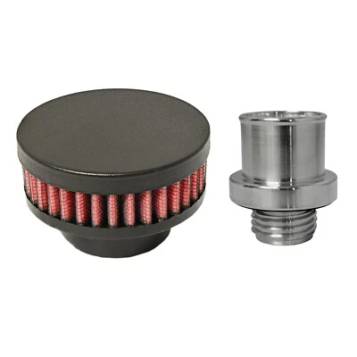 CFM Performance Valve Cover Breather Oil Cap for M32x3.5 Thread (Textured Black) - Image 1 of 2