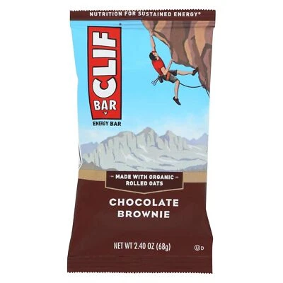 Clif Bar, 2,4 onzas - Brownie de chocolate orgánico (paquete de 12) Foto 1 de 2