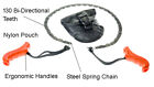 Survival Pocket Chain Saw, Portable Folding Hand Chainsaw Outdoor Gear Black