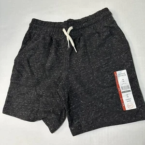 Boys Medium 8 Pull On Shorts Black French Terry Sweat Shorts - Picture 1 of 5