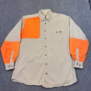 Woolrich Shooting Shirt Button-down Hunting Mens L Tall Long-Sleeve Right-handed - Picture 1 of 8