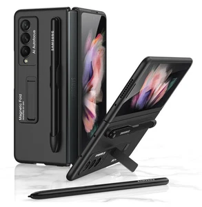 Thin Protective Phone Case Cover Kickstand+Pen Slot For Samsung Galaxy Z Fold 3 - Picture 1 of 7