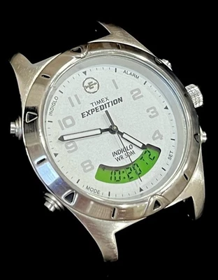 Reloj Hombre Timex Expedition Indiglo Ana-Digital Vintage Funciona Batería Nueva Foto 1 de 4