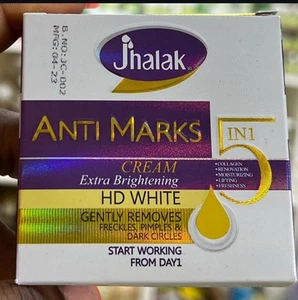 Jhalak Anti Marks Extra Brightening HD White Face Cream 30g (Result From 1 Day) - Picture 1 of 6