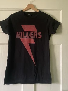 The Killers Black Cotton T-Shirt Merchandise, Size 10 Uk  - Picture 1 of 6